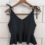 ALBION FIT Albion Midnight Dash Peplum Swim Top. Size Medium. Excellent Pre-Owned Condition Photo 3