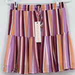 MINKPINK  Colorful Striped Mini Skirt Photo 2