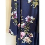Fortune + Ivy  Stitch Fix Navy Blue Candis Back Detail Floral Knit Dress 3X NEW Photo 3