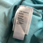 Good American Candy Wash Cutaway Micro Rib Blue Crewneck Womens Size XL Photo 6