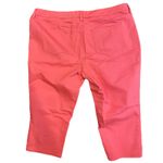 st. john's bay Women's Coral Capris Size 24W Cotton Spandex Blend Cropped Pants Photo 1