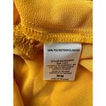 Ro & De  Yellow Gold Spaghetti Strap Ruffled Tiered Sheer Camisole Medium‎ Photo 7