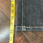 Cache  Bootcut Jeans Dark wash Mid rise Gold Accents Womens 6 Y2K Stretchy Photo 10