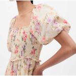 Love Shack Fancy GAP x  puff sleeve floral maxi dress with pockets Size Medium Photo 1