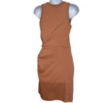 EXPRESS  Peach Rhinestone Brooch Design Embellished T-Shirt Dress NWOT $68 ‎ XS Photo 5