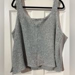 Kaileigh  Heather Gray Cold Shoulder Tank Top Photo 4