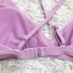 prAna Speckle Rib Knit Bikini Top Violet Mist Purple Size XS Photo 4