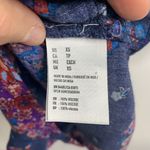 American Eagle Sz XS Romper Multi Color Paisley Bell Sleeve Deep V-Neck Women’s Photo 6