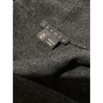 Theory  Dark Gray 100% Wool Drape Open Front Cardigan Sweater M Photo 6