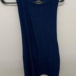 Beyond Yoga  Blue Open Back Tank Top Photo 0