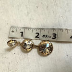 Amrita Singh  gold tone and rhinestone post statement earrings Photo 3