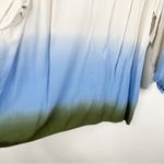 Rachel Comey NEW  X Target Size Large Blue Dip Dye ombré Relaxed Fit Top Blouse Photo 8