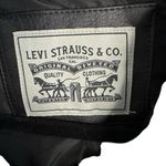 Levi's Oversized Faux Fur Sherpa Black Moto Jacket Photo 1