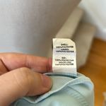 Ramy Brook Macy Ice Light Aqua Blue Mini Gathered Blouson Sleeveless Dress Photo 5