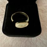 Gorgeous Ladies Golden Faux Gemstone Adjustable Statement Ring Size 7 Photo 2