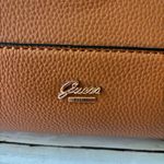 Guess Brown Faux Leather Satchel Handbag Purse NWT Photo 5