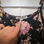 Wallflower‎ Womens Size XXL Black and Floral Pattern Flowy Midi Sleeveless Dress Photo 2