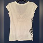 Key Closet White Leopard Graphic Women’s Tee Size Small Photo 2