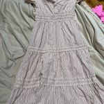 Quince  poplin 100% organic cotton tiered maxi dress Photo 1