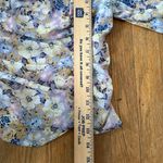 Pleione Purple and Yellow Blouse Vibrant Top Rouching size M New Fairy Cottage Photo 11