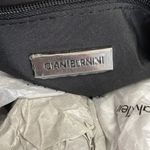 Giani Bernini Black and Brown Satchel with Textured Trim Photo 1