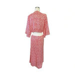 Joteisy‎ Women's Sexy Cut Out Swing Sleeve Floral Maxi Dress Women Size XL NWT Red Photo 6