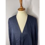 MM.LaFleur  The Annette Top in Everday Twill Blue‎ Night Medium M Photo 5