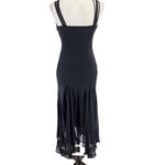 Vintage Y2K Womens Dress Whimsigoth Fairy 90s Fairy Vamp Goth black Maxi medium Photo 2