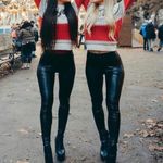 Last pair! NEW Custom Boutique Liquid Latex Black Leggings S Photo 10