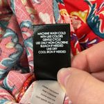 Torrid  Red Rayon Slub Tie-Front Top with oriental floral print size 2X Photo 10