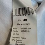 Peserico Beige White Geometric Checkered Print Sleeveless Shift Dress Italian 40 Tan Size 6 Photo 5