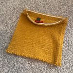 Hot Kiss  Mustard Yellow Crop Top Photo 3