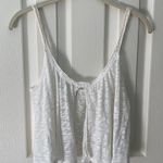 Bethany Mota White Tank Top with Open Back Photo 1