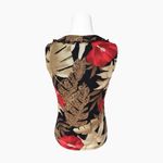 JKLA California ✦ Leaf Pattern Ruffle Sleeveless Top Multiple Photo 3