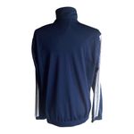 Adidas NWT--NAVY BLUE AND WHITE JACKET-SIZE LARGE new with tags, has hand pockets Measurements: Bust: armpit to armpit 22 inches Length: shoulder seam to bottom 27 inches Photo 6