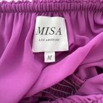 Misa  Los Angeles Micaela Dress Sz M Orchid Purple Midi Off‎ Shoulder Designer Photo 7