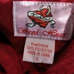 Wired Heart L Western Polished Cotton Laser Paisley Print Cowgirl Snap Shirt Red Size L Photo 8