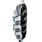 Susan Bristol Vintage Colorful, Patterned Knit Cardigan Photo 1