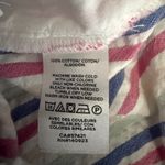 Loft Outlet Striped Seersucker Skirt Womens Size Medium Elastic Waist Pockets Photo 6