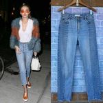 Sandro MIREN STEPPED HEM STRAIGHT JEANS EU36/27 Photo 0