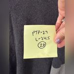 VTG Sheep Cardigan Sweater 3D Puffy Colorblock Gray Red Lamb Boho Size XL 2XL Photo 4