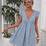 SheIn Ditsy Floral Ruffle Dress, Size Medium Photo 0