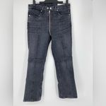 Rag and Bone Rag‎ & Bone, Iver Slim High Rise Boot Cut Black Jeans, Size 28 Photo 3