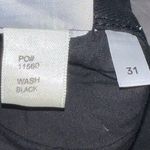 Reformation Jeans Black 90s Retro Straight Leg Ankle Snaps Women Size 31 Denim Photo 10