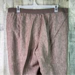 J. Jill Size XL 100% Linen Brown Capris Front Pockets Pull On Back Stretch Waist Photo 4