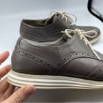 Cole Haan  Grey Leather Lace Up Oxford Shoes Womens 8.5 Loafer Comfort Classic Photo 9