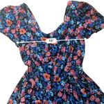 Vtg 1990's Shelly Michaels Size 13/14 Floral Button Front Dress Short Sleeve Size M Photo 7