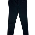 Madewell SZ 27 TALL 9" High Rise Skinny Jeans Zip-Fly Stretch Black Photo 0