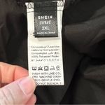 SheIn Curve women's size 2XL Black with white polka dots, maxi dress, like new Photo 4