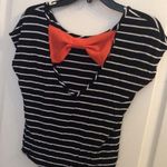 Delia's dELiA*s Striped Bow-Back Tee Photo 0